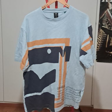 T-shirt G-Star RAW "copyright" azzurro chiaro L