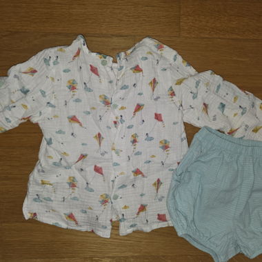 Baby Musselin Set mit Shorts