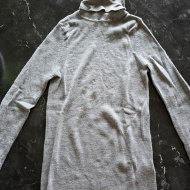 Grey Uniqlo Turtleneck Sweater