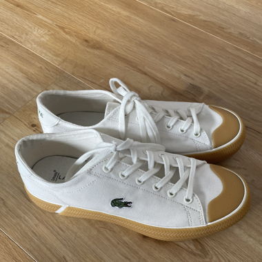 Lacoste canvas shoes