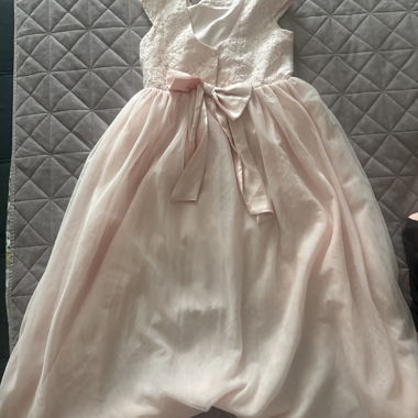 Abito da cerimonia rosa per ragazza