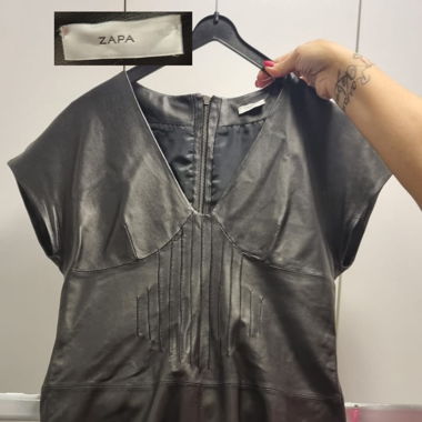 Robe en cuir Zapa