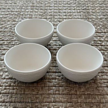 4x tasses en porcelaine blanche Villeroy & Boch Ø7,5 cm