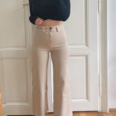 Jean Évasé Beige