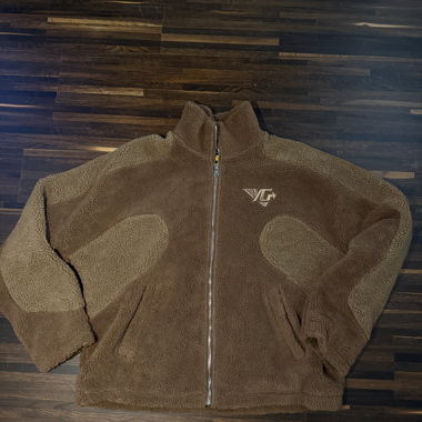 YG Studios - Giacca in pile - Marrone