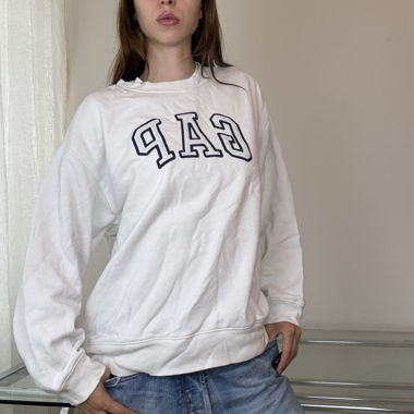 Felpa bianca GAP