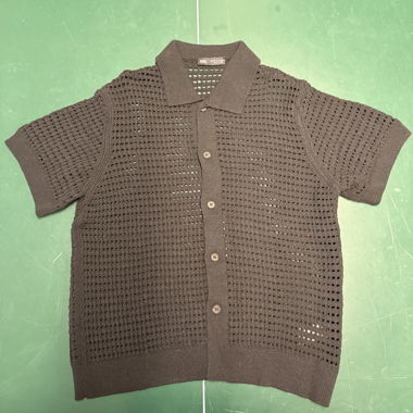 ZARA openwork short-sleeve cardigan 13–14 yrs