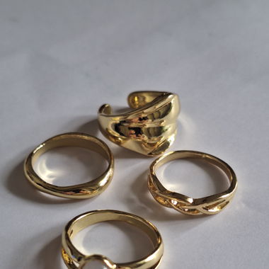 golden ring set