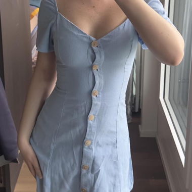 Abito blu Bershka