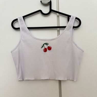 weisses Crop top