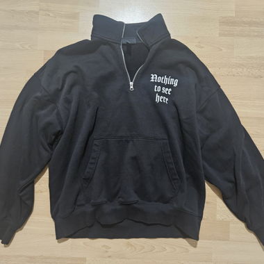 H&M Sweat à capuche zippé oversize