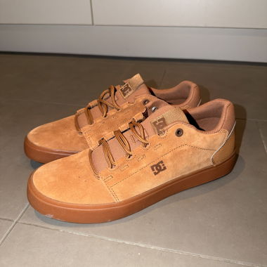 DC Shoes Hyde brown leather skate shoes