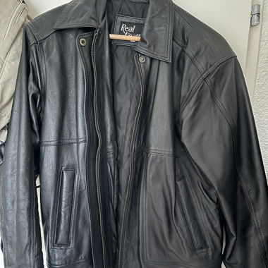 Vintage-Lederjacke