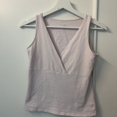 Pink V-Neck Tank Top