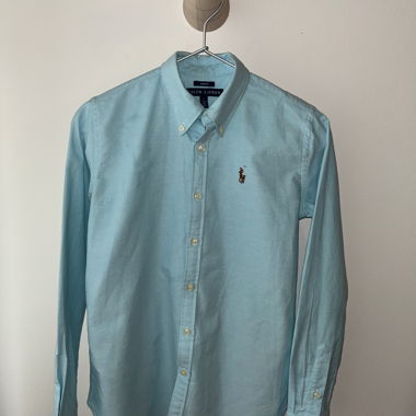 Vintage Ralph Lauren sky blue cotton shirt