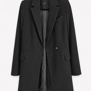 Manteau noir MNG Mango XS élégant