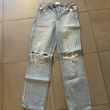Abrand light blue ripped jeans