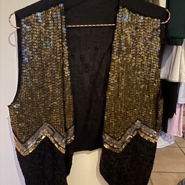 Veste vintage à sequins