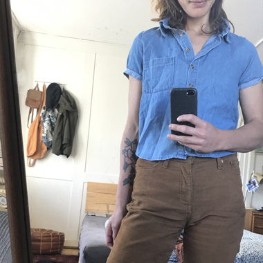 Jeansbluse 