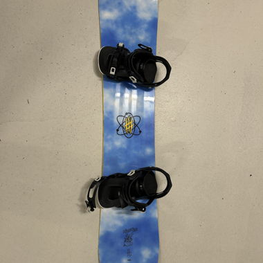 Snowboard lobster shifter 148 with bindings