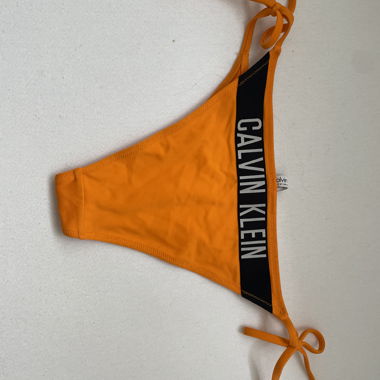 Orangefarbener Calvin Klein Bikini-Slip
