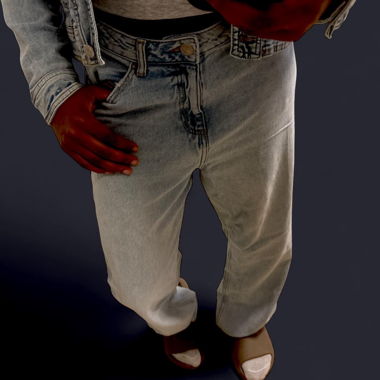 light blue Jeans Baggy