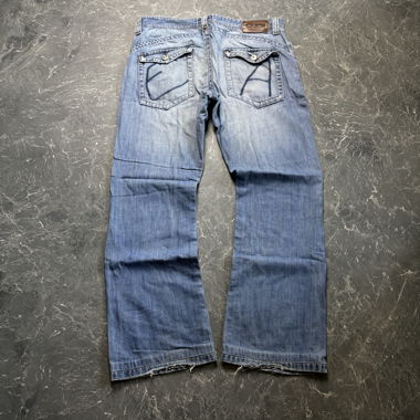 Jeans Vintage Emporio Armani Straight imprimés (M)