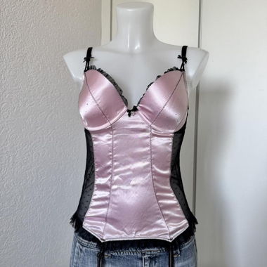 Rosa Corset-Top (S/M)