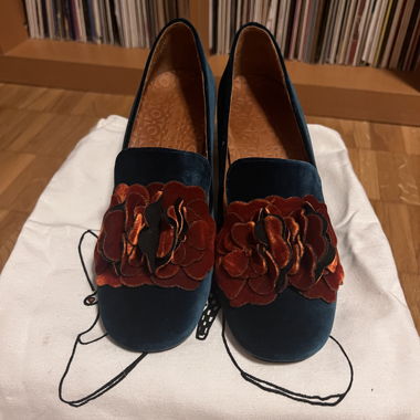Chie Mihara Velvet Heels