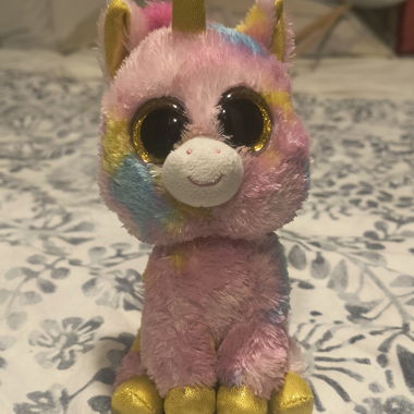 Ty Beanie Boos Unicorn Plush Fantasia