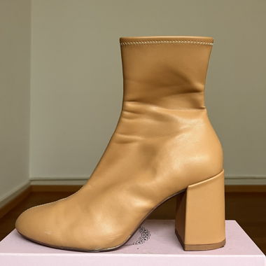 Bottes à petit talon - sable