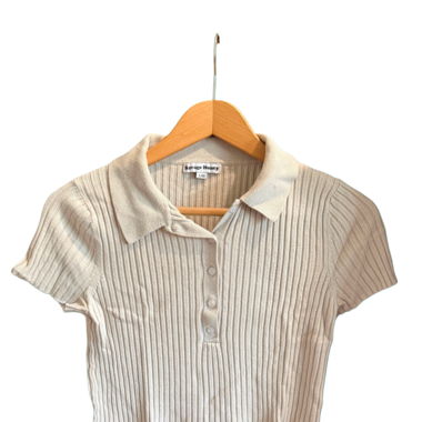crop top collar shirt 