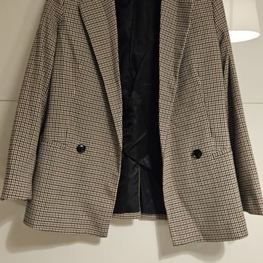 Blazer (Mango) a quadri, taglia XS