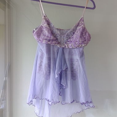 Haut Babydoll en dentelle Vintage Y2K Fairycore