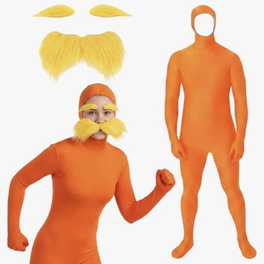 Set Déguisement Lorax (sans barbe et sourcils)