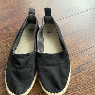 Espadrilles noires H&M EU 37