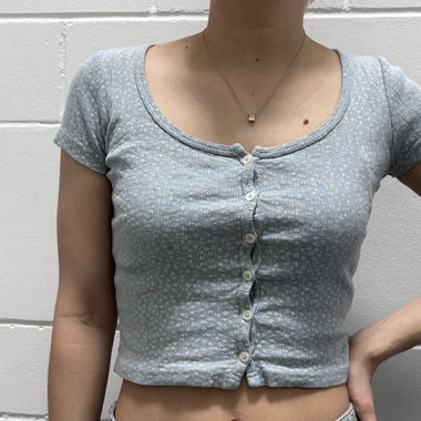 Hellblaues top