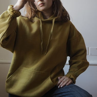 Green hoodie