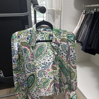 Zara Paisley Bluse