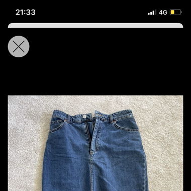 Jeansrock lang grösse 38