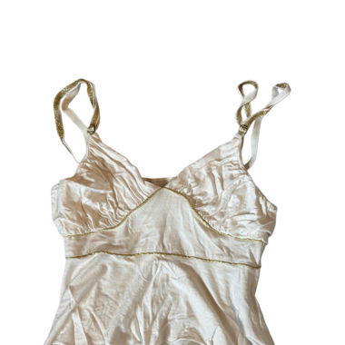 white top with gold 