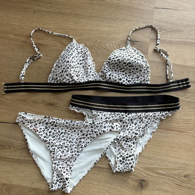 Set bikini con stampa leopardata 
