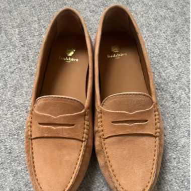 Bobbies Suede Moccasins 