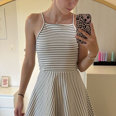 Robe rayée
