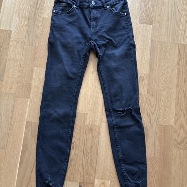 Schwarze Skinny Jeans