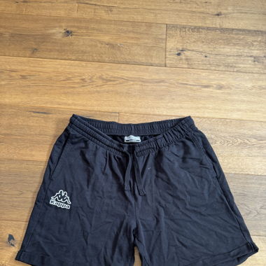 Black summer kappa shorts