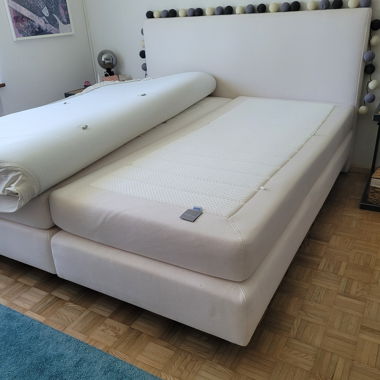 Letto matrimoniale boxspring di lusso (senza topper)