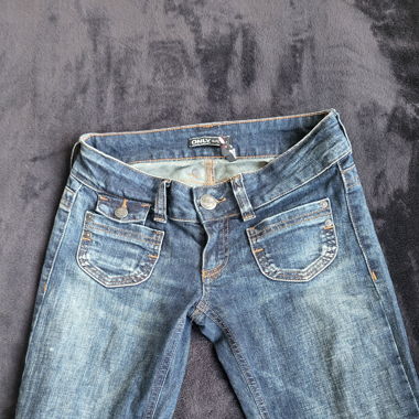 Jeans évasés taille basse