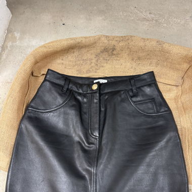 Jupe 100% cuir Claudie Pierlot