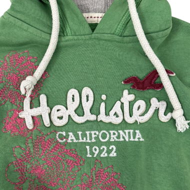 XS Slim-Fit Vintage Hollister Hoodie Jacke y2k